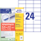 6605 Universal-Etiketten ultragrip - 70 x 37 mm, weiß, 1.560 Etiketten, permanent