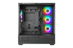AZZA Gaming PC Gehäuse Tiara 501B ATX 4x ARGB USB-C Schwarz
