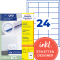 6172 Universal-Etiketten ultragrip - 64,6 x 33,8 mm, weiß, 720 Etiketten, permanent