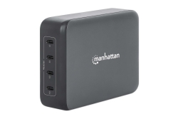 MANHATTAN 4-Port GaN USB Power Delivery-Ladestation 240W