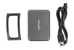MANHATTAN 4-Port GaN USB Power Delivery-Ladestation 240W