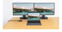 MANHATTAN USB-C PD auf Dual-HDMI-Monitor-Adapter 4K 60Hz
