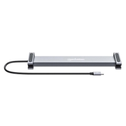 MANHATTAN 10-in-1 4K USB-C PD Dockingstation 2xHDMI