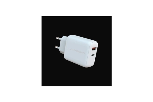 LC-Power USB-Ladegerät 110-240V für USB-C-/USB-A-Geräte 45W