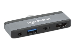 MANHATTAN USB-C PD auf HDMI 4-in-1 Mobile Dockingstation