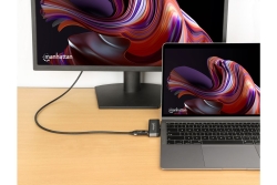 MANHATTAN USB-C PD auf HDMI 4-in-1 Mobile Dockingstation