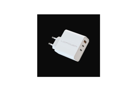 LC-Power USB-Ladegerät 110-240V für USB-C-/USB-A-Geräte 65W