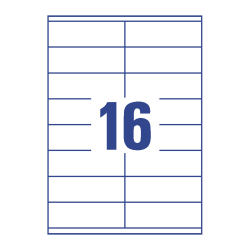 3423 Universal-Etiketten ultragrip - 105 x 35 mm,...
