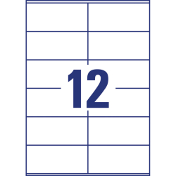 3424 Universal-Etiketten ultragrip - 105 x 48 mm,...