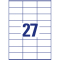 3479 Universal-Etiketten ultragrip - 70 x 32 mm, weiß, 2.700 Etiketten, permanent