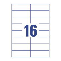 3484 Universal-Etiketten ultragrip - 105 x 37 mm,...