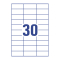 3489 Universal-Etiketten ultragrip - 70 x 29,7 mm, weiß, 3.000 Etiketten, permanent