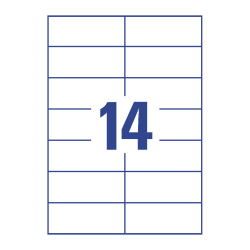 3653 Universal-Etiketten ultragrip - 105 x 42,3 mm,...