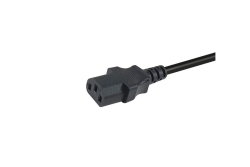 Equip Stromkabel CEE 7/7 ->C13 St/Bu schwarz 3.00m PVC