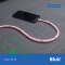 Club3D Lifestyle USB-C Perlen-Kabel PD60W,480Mbps 2m rosa retail