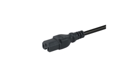 Equip Stromkabel C14 ->C15 St/Bu schwarz 1.80m
