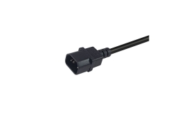 Equip Stromkabel C14 ->C15 St/Bu schwarz 1.80m