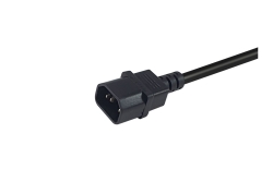 Equip Stromkabel C14 ->C15 St/Bu schwarz 3.00m