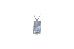 Equip Stecker Cat8.1 geschirmt RJ45 50Stk silber
