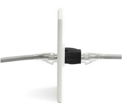 Equip Keystone-Koppler ungeschirmt Cat6A 2xRJ45 8Stk sw