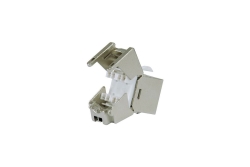 Equip Keystone Jack geschirmt Cat6A LSA schlank wzf.8Stk sil