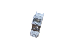 Equip Keystone Jack geschirmt Cat6A LSA schlank wzf.8Stk sil