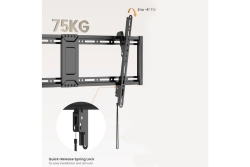 Equip Wandhalterung 43-95/1TFT neig/Slim 1Gelenk 75Kg sw