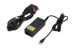 Acer Power Adapter 65Watt Typ C, EU Power Cord