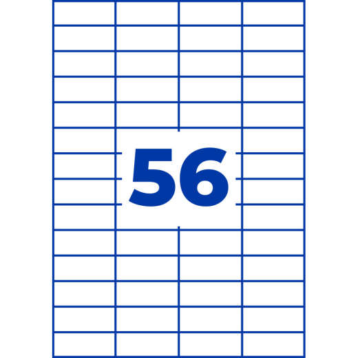 3668 Universal-Etiketten ultragrip - 52,5 x 21,2 mm, weiß, 5.600 Etiketten, permanent