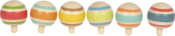 Wendekreisel-Set aus Holz