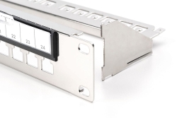 DIGITUS Patch Panel geschirmt 24-Port 19 blank