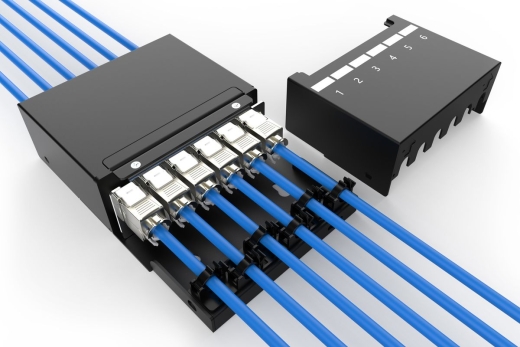 DIGITUS Konsolidierungspunkt-Box 6Ports Keystone Module