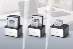 DIGITUS Docking USB ->2x 2,5/3,5 SATA HHD, SSD silber