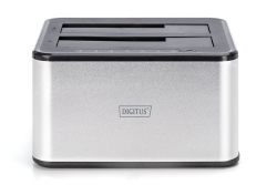 DIGITUS Docking USB ->2x 2,5/3,5 SATA HHD, SSD silber