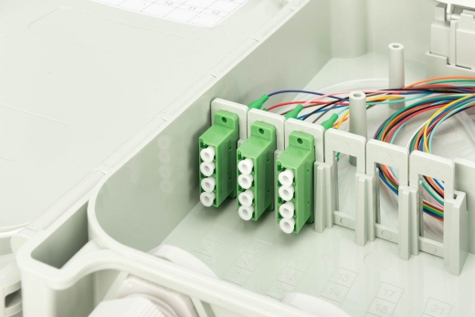 DIGITUS FTTH Box bestückt OS2 12Fasern LC/APC