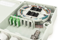 DIGITUS FTTH Box bestückt OS2 12Fasern LC/APC