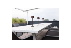 MAUL Akku LED-Tischleuchte MAULnina inkl. Ladestation braun