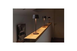 MAUL Akku LED-Tischleuchte MAULnina inkl. Ladestation braun