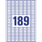 L4731REV-25 Universal-Etiketten - 25,4 x 10 mm, weiß, 5.670 Etiketten/30 Blatt, wiederablösbar