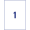 L4735REV-25 Universal-Etiketten - 210 x 297 mm, weiß, 30 Etiketten/30 Blatt, wiederablösbar