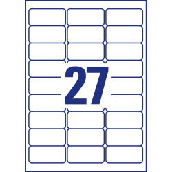 L4737REV-25 Universal-Etiketten - 63,5 x 29,6 mm,...