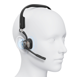 SHOKZ OPENMEET Bluetooth Knochenschall Headset USB C Port