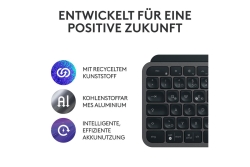 Logitech Wireless Keyboard+Mouse MX Keys S Combo graphite