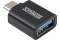 Schwaiger USB-Adapter USB3.1C auf USB3.0A Schwarz