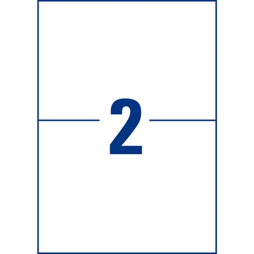L4717-20 Folienetiketten - 210 x 148 mm, weiß, 40 Etiketten, permanent, wetterfest