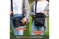 C-ROPE Kameratasche zum Umhängen V3 in Schwarz retail