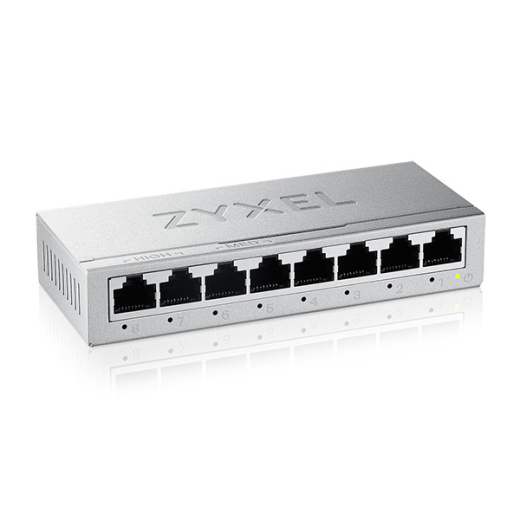 Zyxel GS-108B V5 8-Port Desktop Gigabit Ethernet Switch