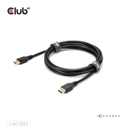 Club3D DP-Kabel 2.1 DP54 zertifiziert 3m 8K120Hz St/St...