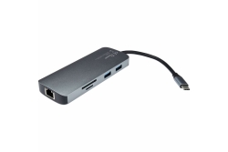 Inter-Tech Adapter Argus H-428 7in1, USB C, HDMI 4K, PD 100W