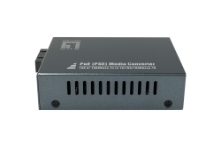 LevelOne Media Konverter RJ45->SC GE SM PoE 30W 1310nm...